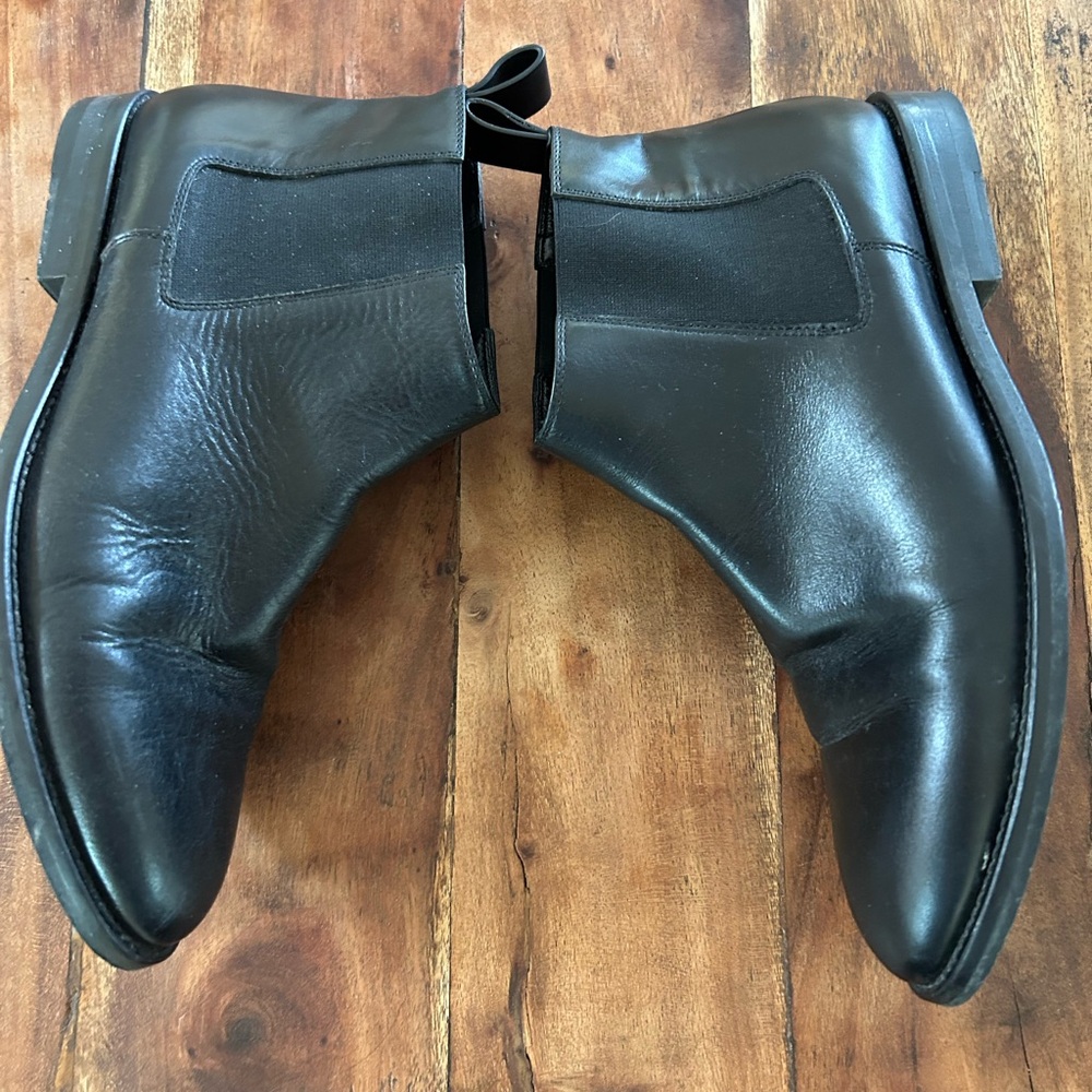 Jenni Kayne Black Chelsea ankle Boots 38/8